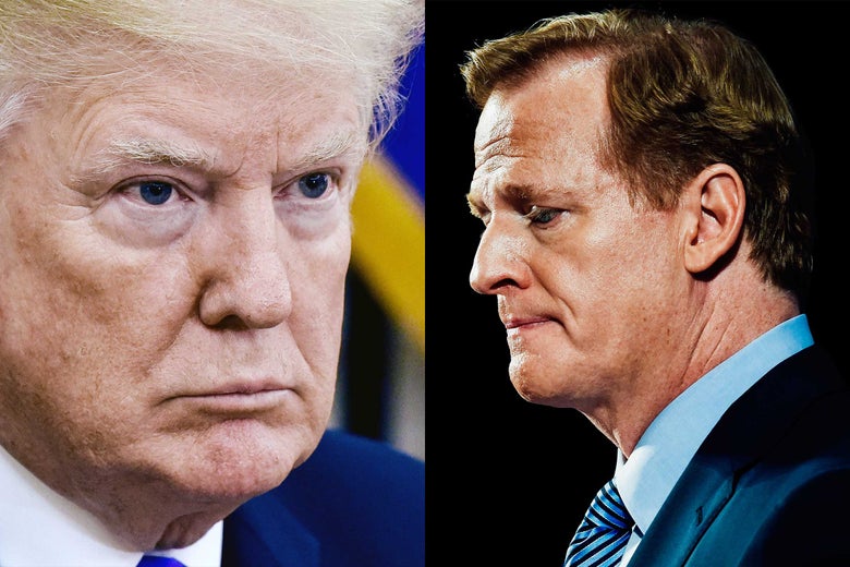 Donald Trump, Roger Goodell.